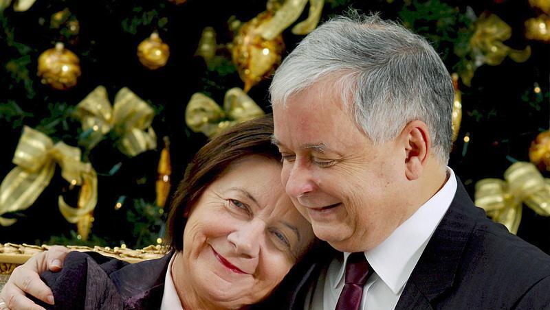 Lech Kaczynski und seine Frau Maria. Lech Kaczynski und seine Frau Maria.
