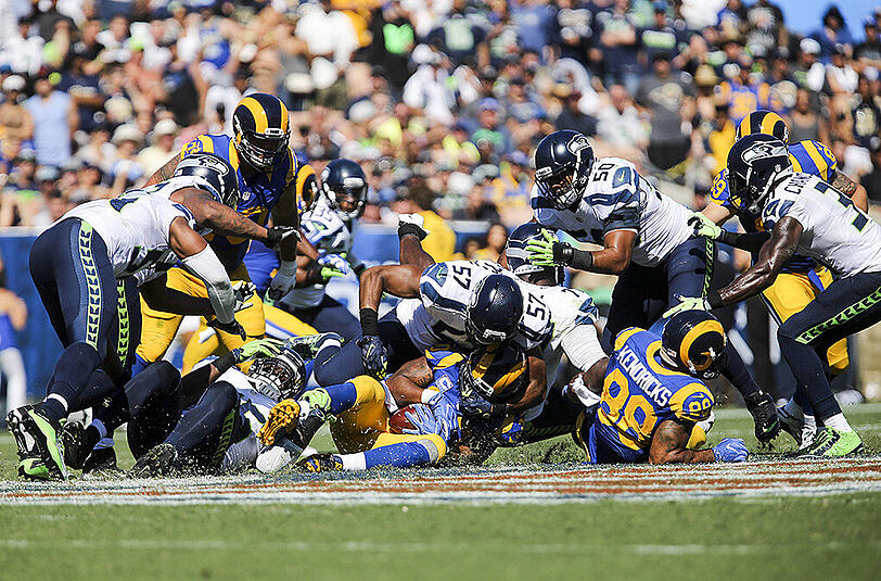 Die L.A. Rams siegen beim Heim-Debüt gegen die Seattle Seahawks.