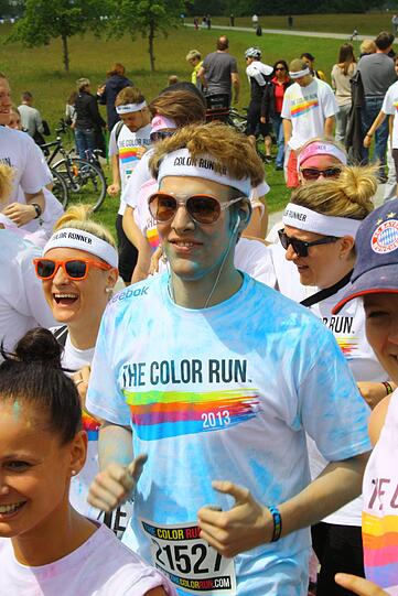 Bunter geht's nicht: Der Color Run in Riem. Die Bilder.