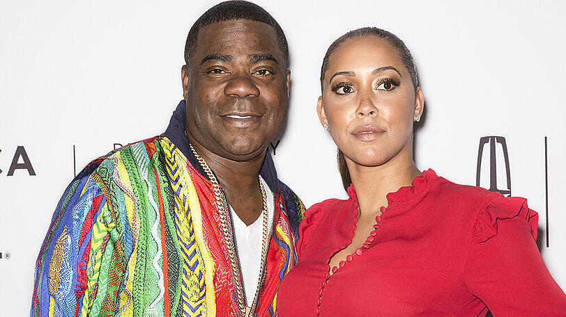 Tracy Morgan und Megan Wollover auf einer Filmpremiere im Jahr 2017.