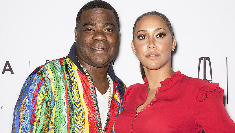 Tracy Morgan und Megan Wollover auf einer Filmpremiere im Jahr 2017. Tracy Morgan und Megan Wollover auf einer Filmpremiere im Jahr 2017.