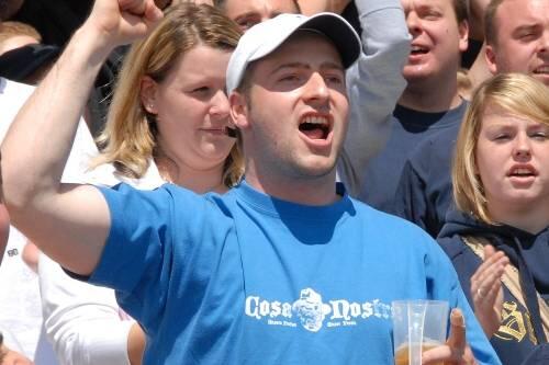 Anpeitscher im Löwen-Block: Maik Lange, Gründungsmitglied von Cosa Nostra.