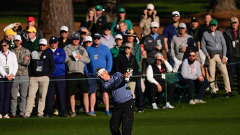 Bernhard Langer in Aktion.