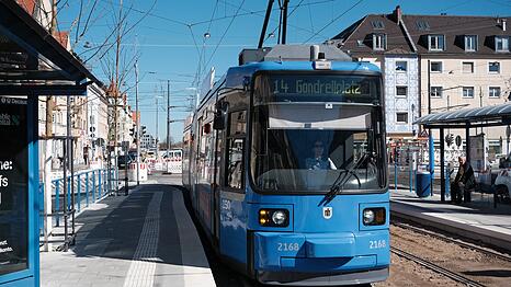 M&uuml;nchen hat eine neue Tram-Linie mit der Nummer 14. Sie f&auml;hrt von Pasing bis zum Gondrellplatz.