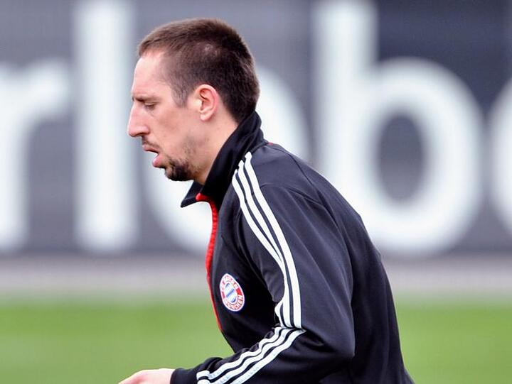 Franck Ribéry auf dem Bayern-Trainingsgelände