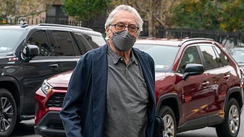 Robert De Niro am 30. Oktober auf dem Weg ins Gerichtsgebäude in New York City.