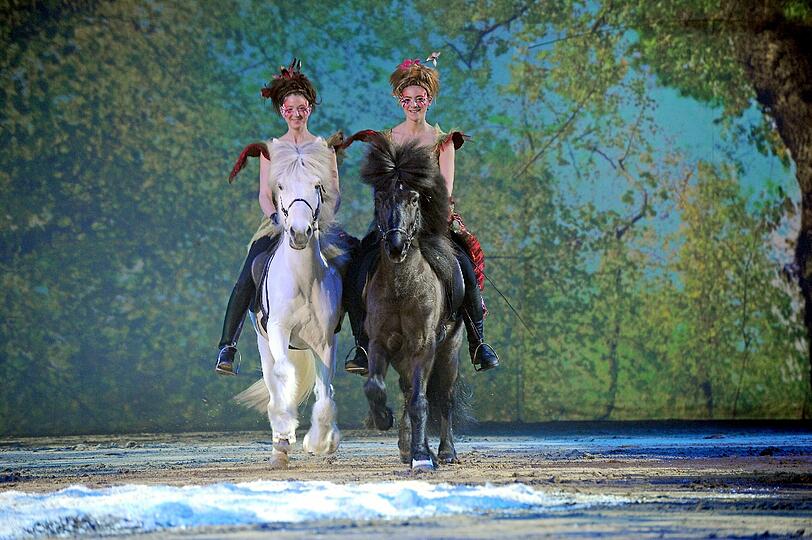 Die Show "Apassionata" verknüpft internationale Reitkunst mit Ballett und Musik.