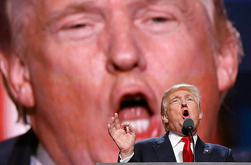 Der Republikaner Donald Trump kämpft unbeirrt weiter. Foto: Michael Reynolds/Archiv