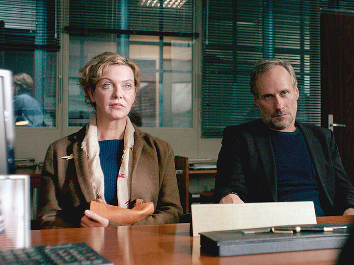 Anna Janneke (Margarita Broich) und Paul Brix (Wolfram Koch) ermitteln ab Sonntag im Frankfurter "Tatort"