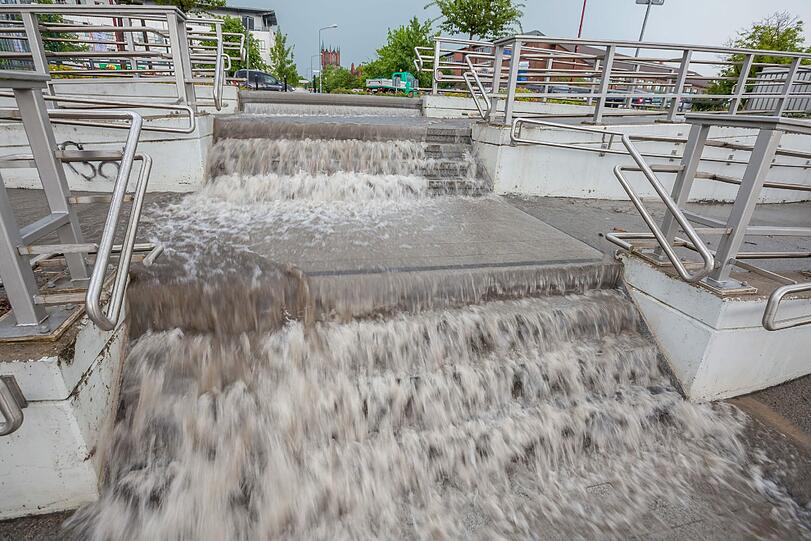 Hagel, Gewitter, Regen und Blitze: So wütete das Unwetter am Mittwoch in Deutschland. Die Bilder...
