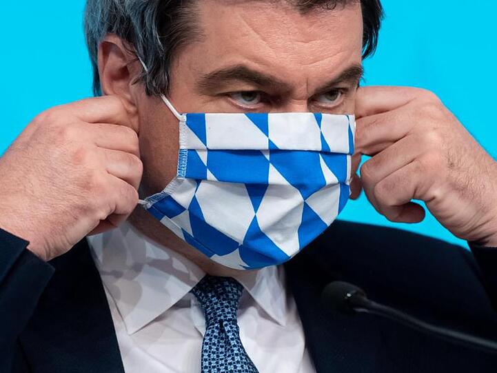 Bayerns Ministerpräsident Markus Söder (CSU) war mit dem Bundesliga-Neustart zufrieden.