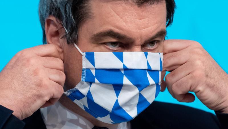 Bayerns Ministerpräsident Markus Söder (CSU) war mit dem Bundesliga-Neustart zufrieden. Bayerns Ministerpräsident Markus Söder (CSU) war mit dem Bundesliga-Neustart zufrieden.