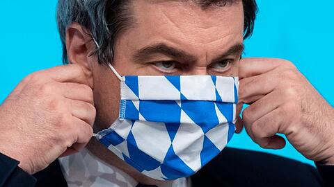 Bayerns Ministerpräsident Markus Söder (CSU) war mit dem Bundesliga-Neustart zufrieden.