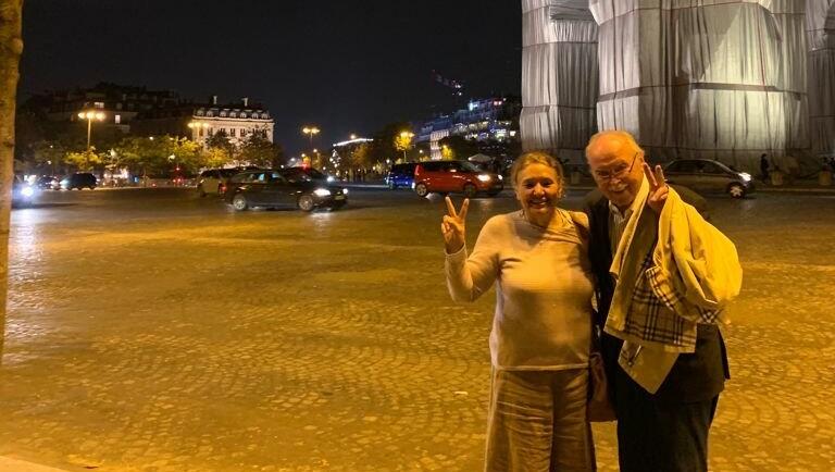 Das Ehepaar Mercedes und Dieter Hanitzsch. Das Ehepaar Mercedes und Dieter Hanitzsch.
