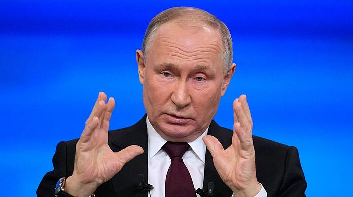 Russlands Präsident Wladimir Putin führt seit fast 22 Monaten Krieg gegen die Ukraine.