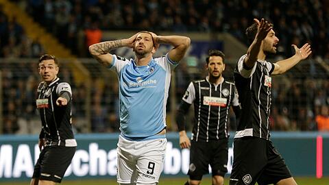 Steht bei einem Tor in elf Partien: Stürmer Sascha Mölders vom TSV 1860