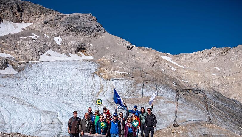 Bayerns Gletscher werden voraussichtlich in zehn Jahren komplett verschwunden sein.