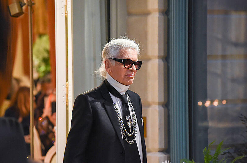 Modeschöpfer Karl Lagerfeld.
