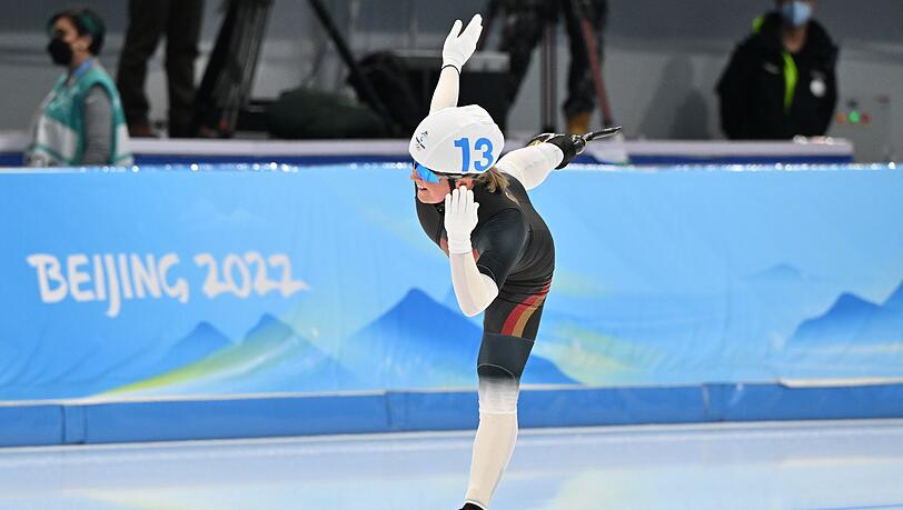 Claudia Pechstein verabschiedete sich von ihren achten Olympischen Spielen.