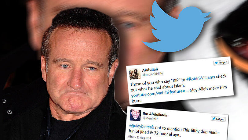 "Möge Allah ihn brennen lassen" - Islamisten wettern gegen Robin Williams "Möge Allah ihn brennen lassen" - Islamisten wettern gegen Robin Williams