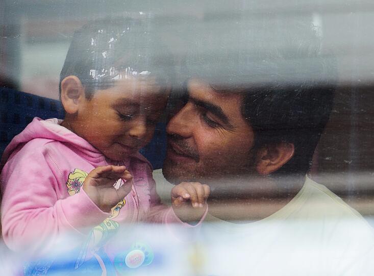 20 000 Flüchtlinge sind am Wochenende in München angekommen. Die Bilder vom Hauptbahnhof.