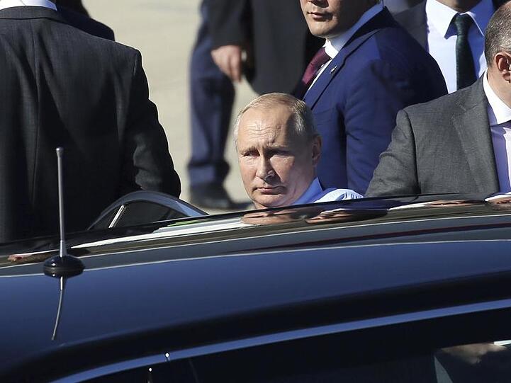 Wladimir Putin, Präsident von Russland, Besucht Istanbul.