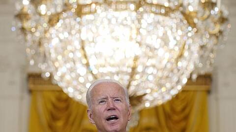 US-Präsident Joe Biden spricht im Weißen Haus über die Situation in Afghanistan.
