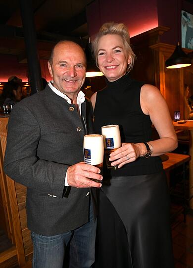 Sepp Krätz mit Frau Tina