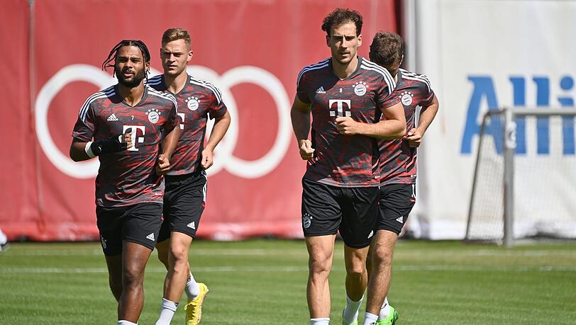 Topfit beim Abschlusstraining: Leon Goretzka.