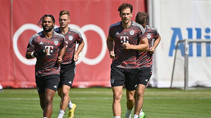 Topfit beim Abschlusstraining: Leon Goretzka.