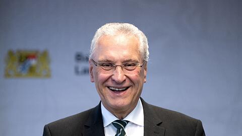 Joachim Herrmann (CSU), Innenminister von Bayern, aufgenommen bei einem Interview mit der Deutschen Presse-Agentur.