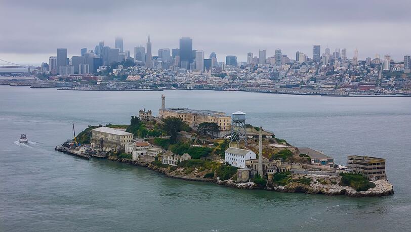 Das Gefängnis Alcatraz war berüchtigt als Verbannungsort für die "Schlimmsten der Schlimmsten". (Archivbild) Das Gefängnis Alcatraz war berüchtigt als Verbannungsort für die "Schlimmsten der Schlimmsten". (Archivbild)