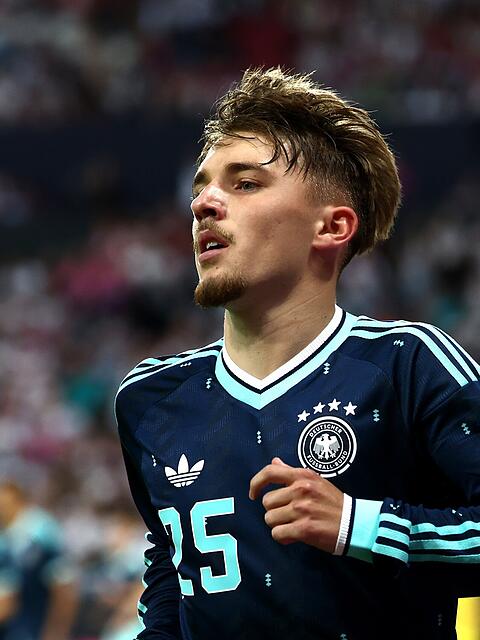 Lennart Karl stand gegen Finnland erstmals in der Startelf.