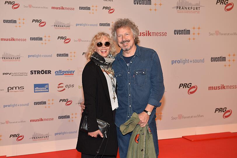 Wolfgang Niedecken und Frau beim LEA Award 2017