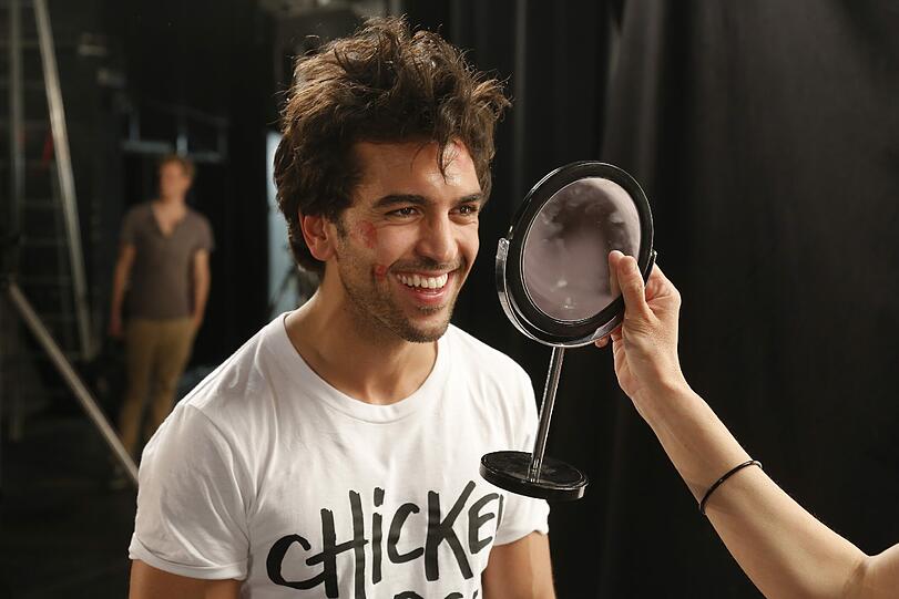 Beliebt &ndash; als Chickenburger und im wahren Leben: "Türkisch für Anfänger-Star" Elyas M&rsquo;Barek.