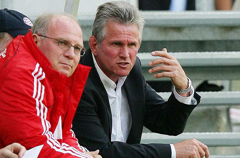 Uli Hoeneß und Jupp Heynckes zu gemeinsamen Bayern-Zeiten.