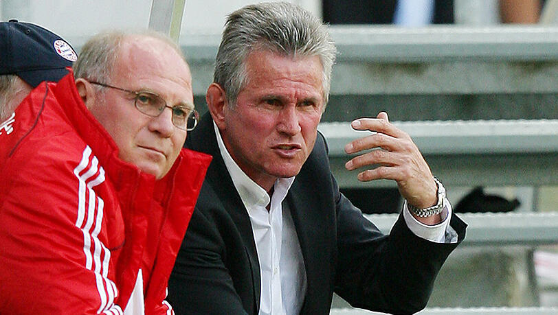 Uli Hoeneß und Jupp Heynckes zu gemeinsamen Bayern-Zeiten. Uli Hoeneß und Jupp Heynckes zu gemeinsamen Bayern-Zeiten.