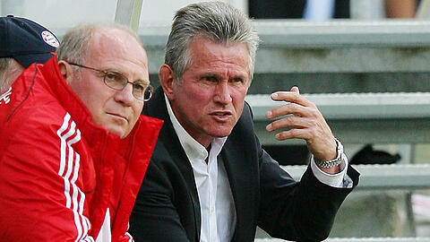 Uli Hoeneß und Jupp Heynckes zu gemeinsamen Bayern-Zeiten.