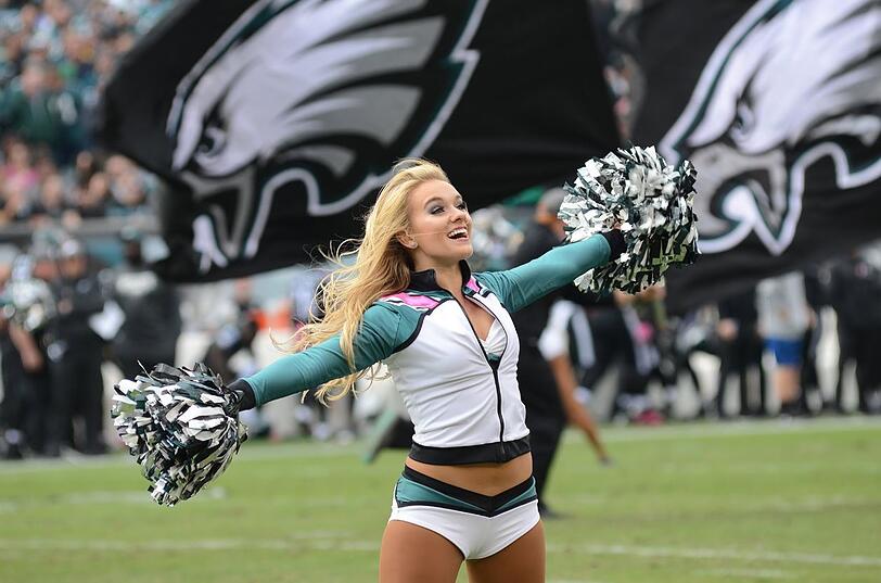 Die Philadelphia Eagles Cheerleaders sind das am längsten existierende Cheerleaderteam.