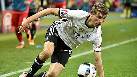 Bei seinen bisherigen sieben EM-Auftritten ist Thomas Müller ohne Tor geblieben.
