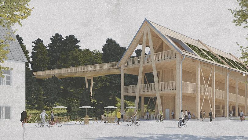 Der Entwurf von Jongwoo Jun und Patrick Fischer erhielt den Förderpreis des Münchner Architekten- und Ingenieurvereins