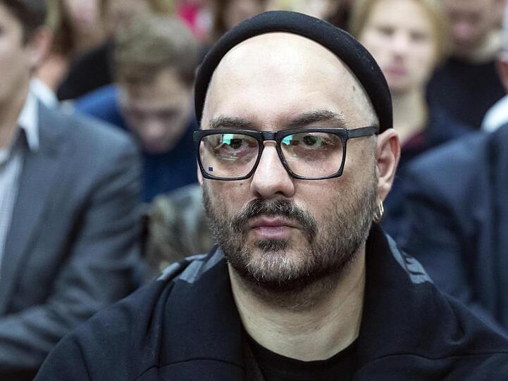 Kirill Serebrennikow im Verhandlungsraum in Moskau.