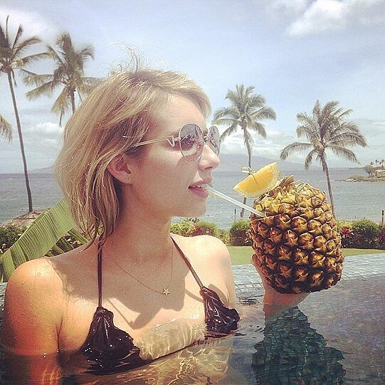 Emma Roberts: "You had me at Aloha"