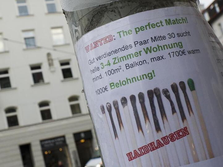 Die wohlhabende Landeshauptstadt München ist mitverantwortlich für die deutlich gestiegenen Durchschnittsmieten in Bayern. (Symbolbild)