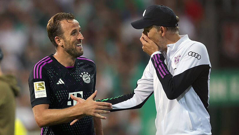 Harry Kane und Thomas Tuchel verstehen sich bestens. Harry Kane und Thomas Tuchel verstehen sich bestens.