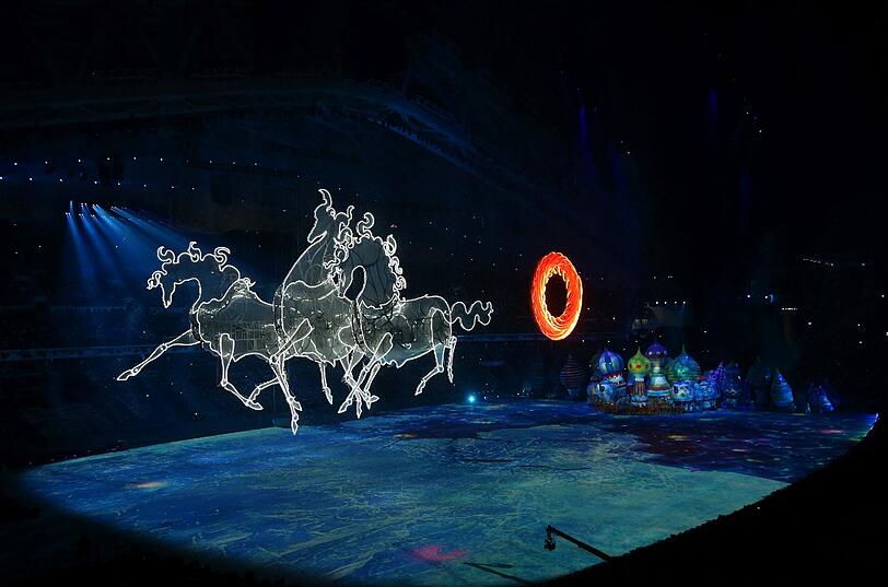 Weitere Bilder von der Eröffnungsfeier der Olympischen Spiele in Sotschi.