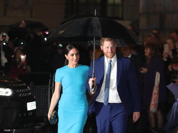 Von April an verzichten Prinz Harry und Herzogin Meghan auf die Anrede "Königliche Hoheit".