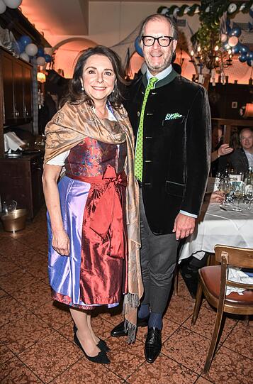 Uschi Dämmrich von Luttitz und Max Dietl.