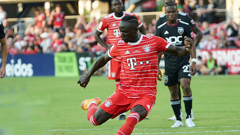 Sadio Mané trifft vom Punkt gegen D.C. United.