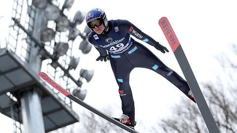 Andreas Wellinger landete beim Skifliegen in Oberstdorf nur auf dem sechsten Rang.